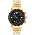 Versace Hellenyium Chrono Mens Gold-Tone Stainless Steel Watch VE2U00622 44mm