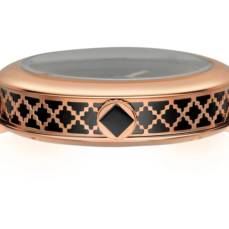 GUCCI Diamantissima 32MM Quartz SS Pink Gold Woman's Watch YA141401