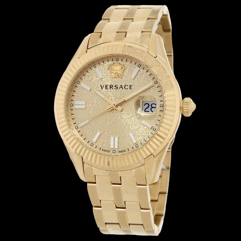 VERSACE
Greca Time Quartz Gold Dial Men's Watch VE3K00522